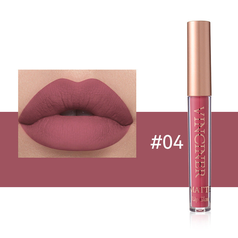 Natural Waterproof Matte Lip Lacquer for Lasting Color and Moisturization - Teleplus colors lip lacquer matte liquid