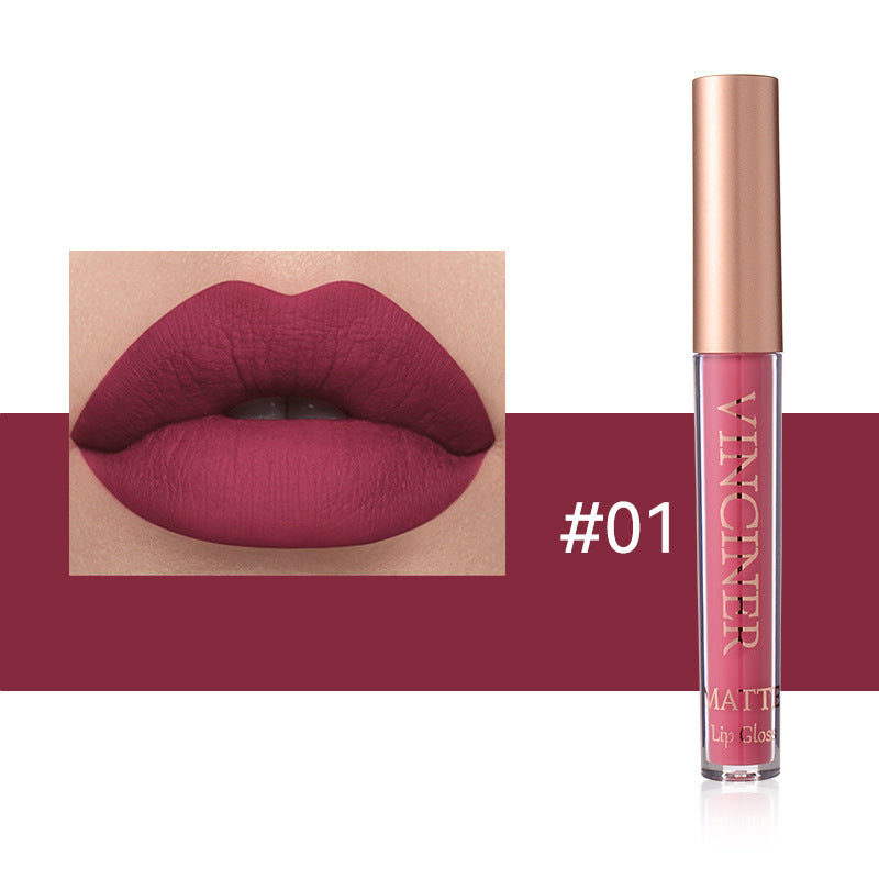 Natural Waterproof Matte Lip Lacquer for Lasting Color and Moisturization - Teleplus colors lip lacquer matte liquid