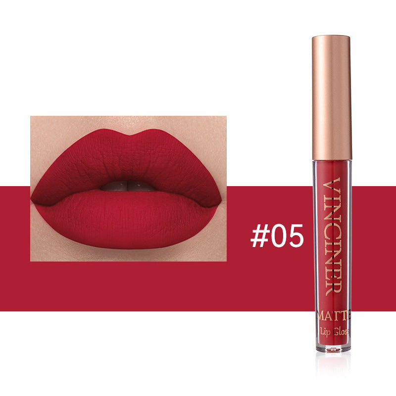 Natural Waterproof Matte Lip Lacquer for Lasting Color and Moisturization - Teleplus colors lip lacquer matte liquid