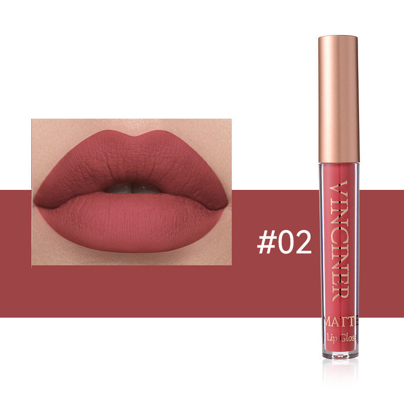 Natural Waterproof Matte Lip Lacquer for Lasting Color and Moisturization - Teleplus colors lip lacquer matte liquid