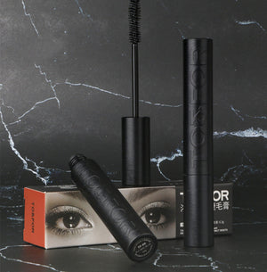 Naturally Waterproof Long Curling Mascara for Smudge-Free Eyelashes - Teleplus naturally waterproof long curling smudge