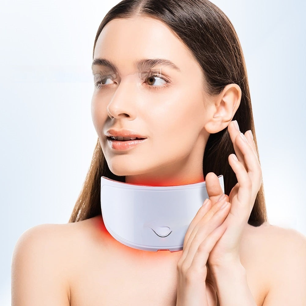 Colorful Light LED Neck Beauty Instrument for Skin Rejuvenation and Whitening - Transform Your with the Magic neck