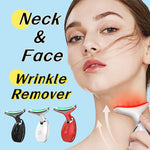 Neck Face Beauty Device Colorful LED Photon Therapy Skin Tighten Reduce Double Chin Anti Wrinkle Remove Lifting