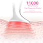 Neck Beauty Device with Ultrasonic Color Light for Skin Rejuvenation - Massager Radiant neck massager color light skin