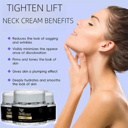 Neck Tightening Cream Firming Moisturizer with Anti-Wrinkle Benefits 30ml - Teleplus neck tightening cream moisturizes