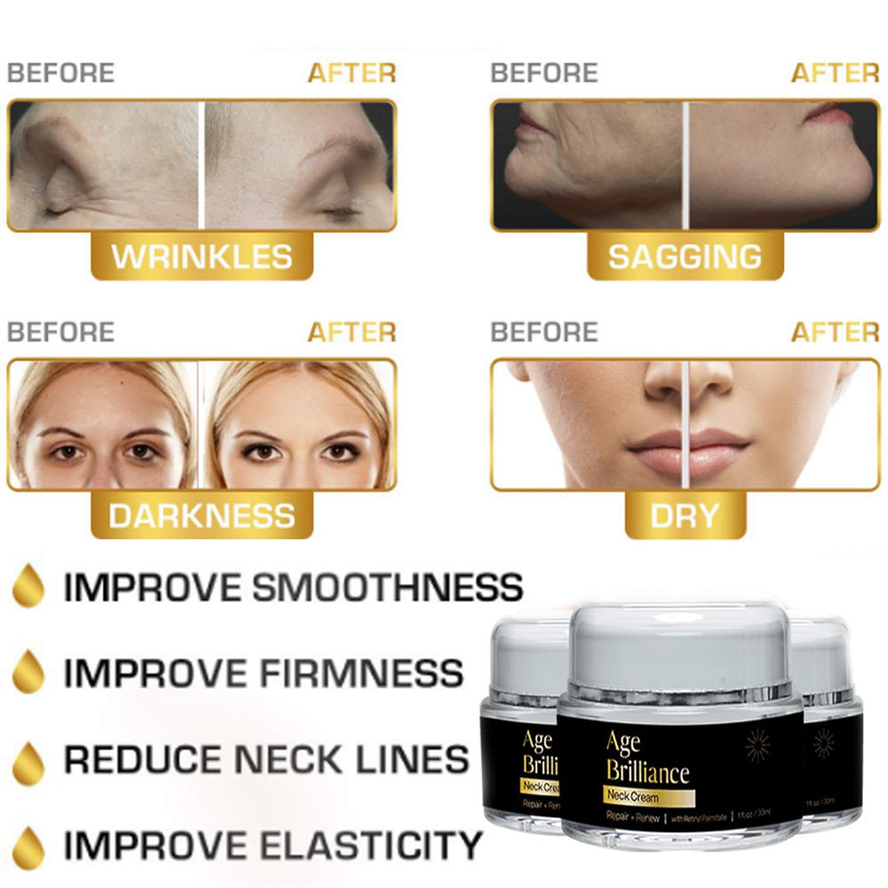 Neck Tightening Cream Firming Moisturizer with Anti-Wrinkle Benefits 30ml - Teleplus neck tightening cream moisturizes