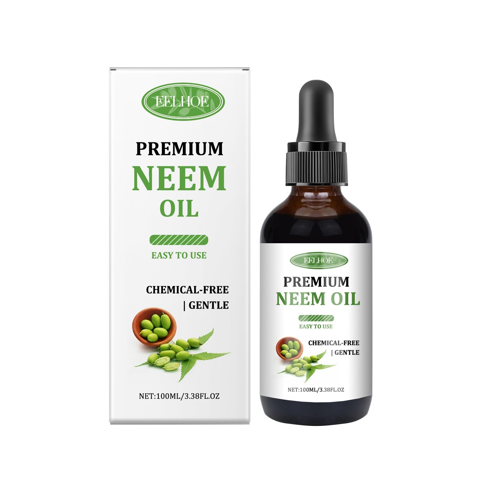 Neem Oil Essential for Hair Care and Fertility 100ml - Teleplus neem oil hair care fertility