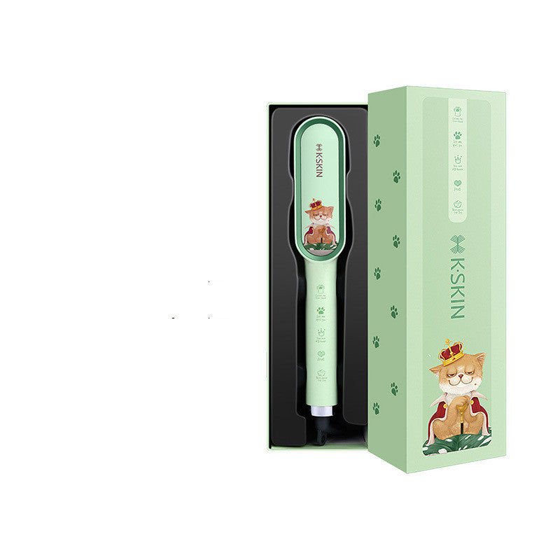 Negative Ion Straightening Comb with Ceramic Heat for Smooth Hair - Teleplus negative ion straightening comb hair