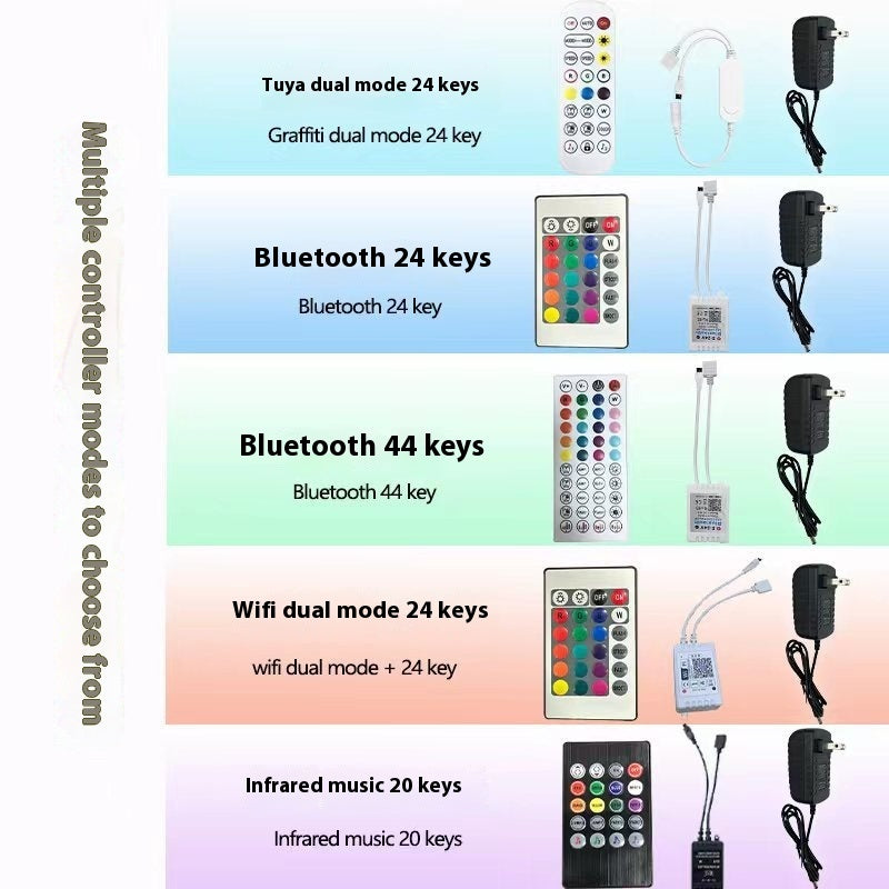 Neon Light Suit RGB10 with WiFi Bluetooth Control for Outdoor Ambience - Teleplus WIFI neon light suit rgb10 graffiti