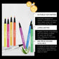Neon Liquid Eyeliner with Silky Finish in Vibrant Party Colors - Teleplus neon liquid eyeliner colors party silky