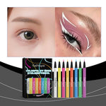 Neon Liquid Eyeliner with Silky Finish in Vibrant Party Colors - Teleplus neon liquid eyeliner colors party silky
