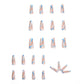 Net 18g Soft Nails False with Colorful Tips for Wearing Finished - wearing nails finished soft false