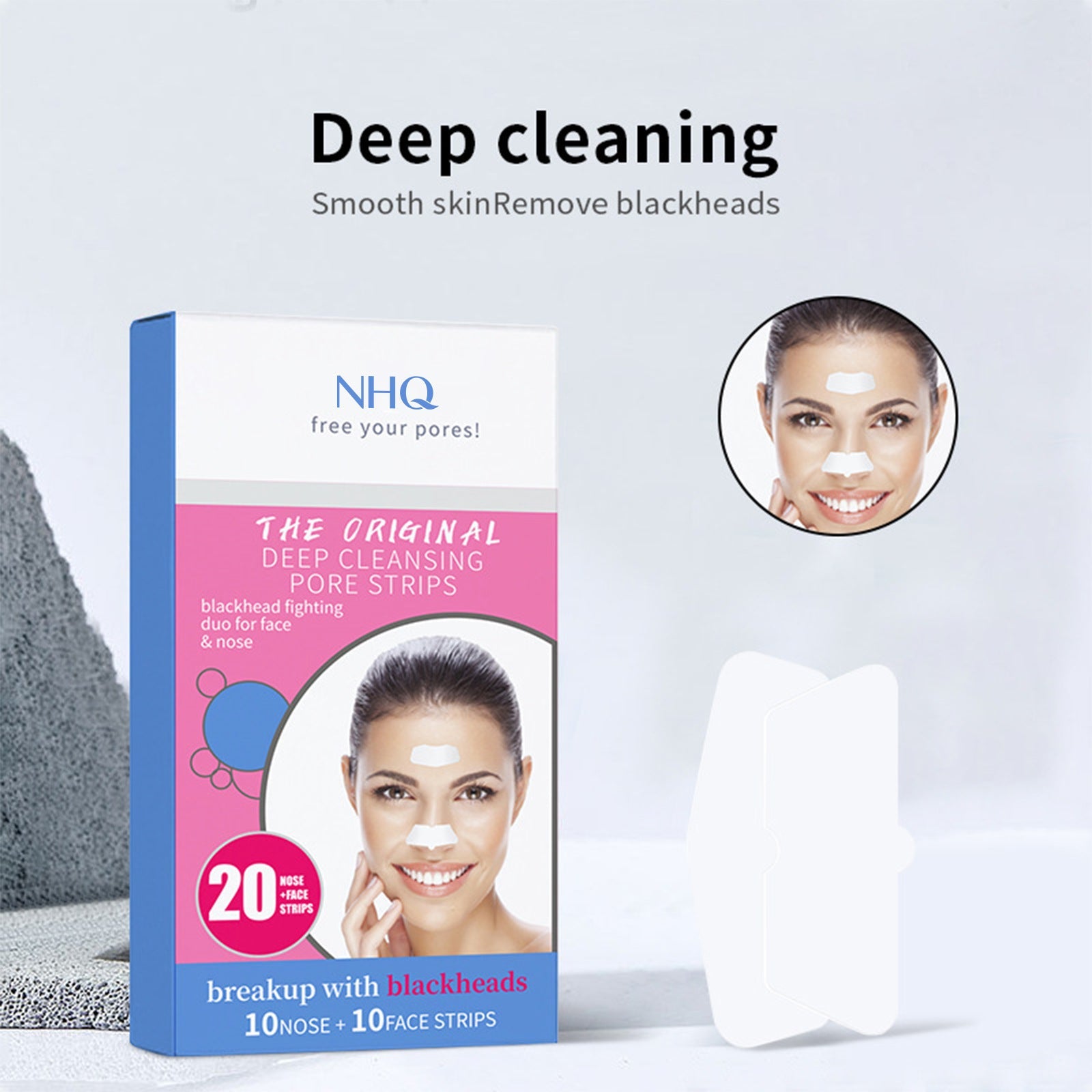 Net 70g Nose Strips for Nursing T District Pack of 1 - Teleplus nose strips net