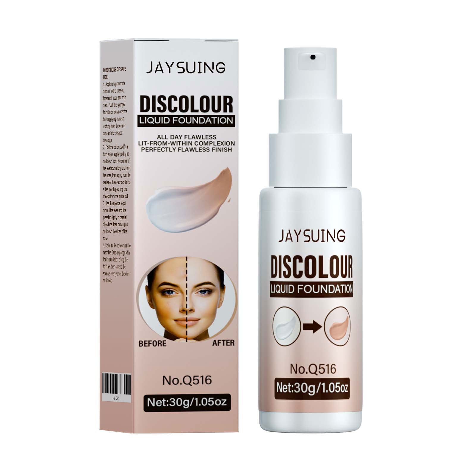 Neutral Color Liquid Foundation Brightening and Portable 30g Concealer - Teleplus temperature change liquid foundation