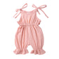 New Arrivals Newborn Toddler Baby Girls Sleeveless Solid Romper Jumpsuit Outfit - Baby Girls Sleeveless Romper