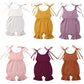 New Arrivals Newborn Toddler Baby Girls Sleeveless Solid Romper Jumpsuit Outfit - Baby Girls Sleeveless Romper