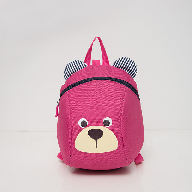 New baby cartoon bear double back 1 to five years old Minilight bag to prevent loss of shoulder bag - Never Lose