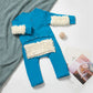 New Baby Crawling Mopping Clothes Snap Long Sleeve Jumpsuit - Crawl Mop Repeat in Our Long Sleeve Jumpsuit