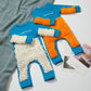 New Baby Crawling Mopping Clothes Snap Long Sleeve Jumpsuit - Crawl Mop Repeat in Our Long Sleeve Jumpsuit