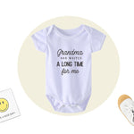 New Baby Romper Grandma Has Waited - New Baby Romper Grandma Will Love