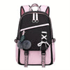 New Bow Women's Backpack Girl Cute Sweet Backpack - Pink