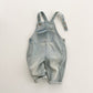 New Boys And Girls Small And Older Kids Retro One-piece Soft Jeans Casual - Hilarious Blue Suspender Pants for Trendy