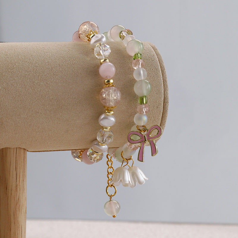 New Chinese Style Lily Bracelet All-match Simple - New Chinese Style Lily Bracelet for Every Occasion