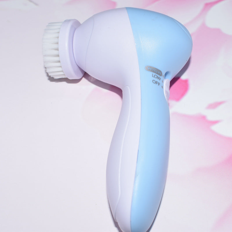 New Electric Rotating Five-In-One Cleansing Instrument - Spin Your Way to Clean with This Cleansing Instrument