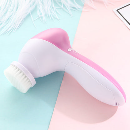 New Electric Rotating Five-In-One Cleansing Instrument - Spin Your Way to Clean with This Cleansing Instrument