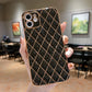 New Electroplated Leather Pattern Phone Case - New Electroplated Leather Pattern Phone Case for Apple