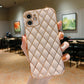 New Electroplated Leather Pattern Phone Case - New Electroplated Leather Pattern Phone Case for Apple