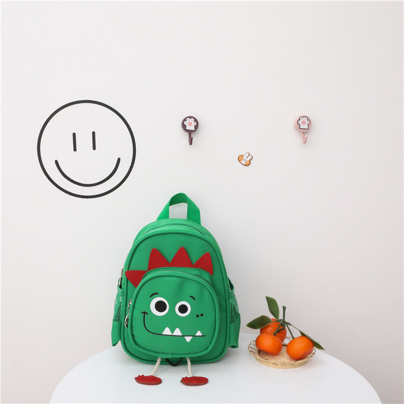 New Korean Children’s Backpack Cartoon Dinosaur Boys And Girls Small School Bag Kindergarten Anti-Lost Backpack