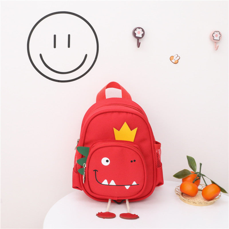 New Korean Children’s Backpack Cartoon Dinosaur Boys And Girls Small School Bag Kindergarten Anti-Lost Backpack