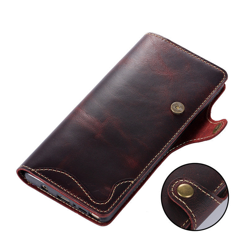 New leather case for mobile phone case - New Leather Mobile Phone Case Handmade for Samsung Note9