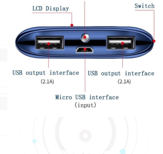 New Mini Creative Mobile Power Charging Bank Digital Display - Mini Creative Mobile Power Bank with Digital Display