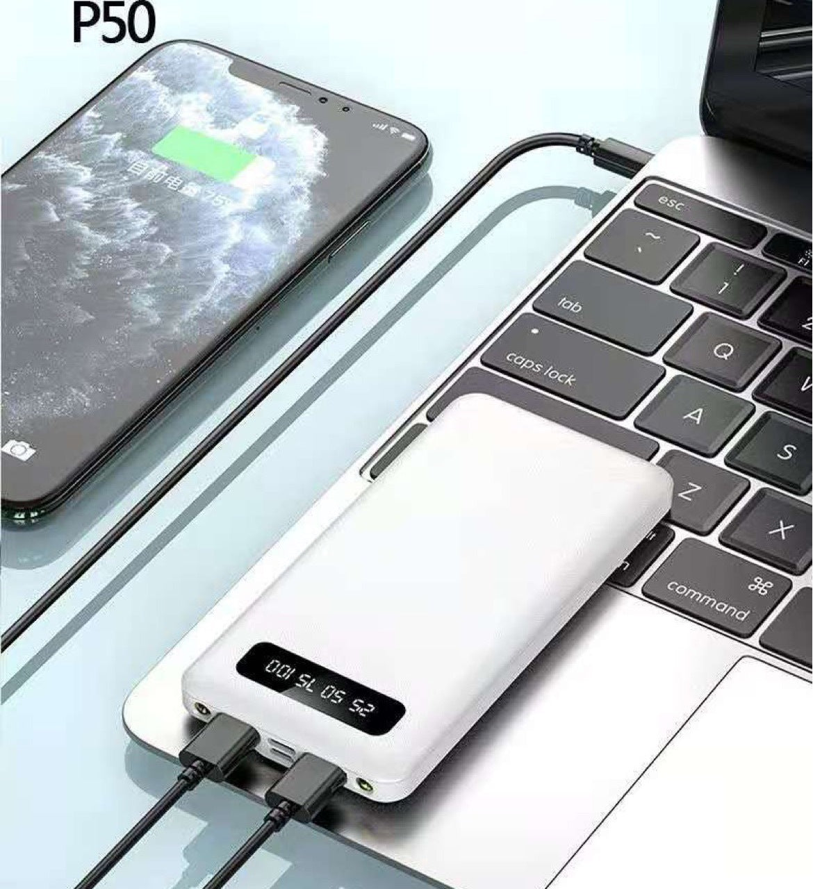 New polymer mA power bank ultra-thin power bank - Ultra-Thin Power Bank with 10000 mA Lithium Battery