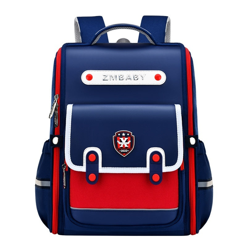 New Sesame Baby Primary School Schoolbag Grade 1-3-6 British Style Boys’ Schoolbag Lightweight Girls Backpack