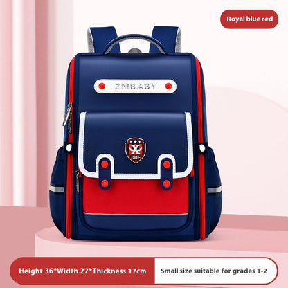 New Sesame Baby Primary School Schoolbag Grade 1-3-6 British Style Boys’ Schoolbag Lightweight Girls Backpack