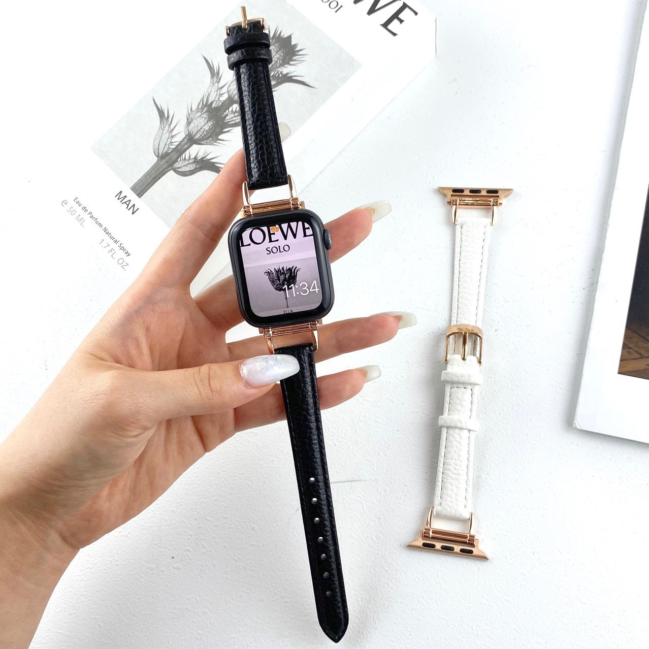 Waist Leather Strap with Square Buckle Small for - New 14mm square buckle small waist leather strap