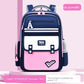 New Student Schoolbag Waist And Spine Protection Burden Reduction Children Backpack - Sapphire Blue Schoolbag for Happy