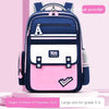 Neue Schoolbag Taille und Wirbelsäulenschutzbekämpfung Kinder Rucksack - Saphirblau Pink groß