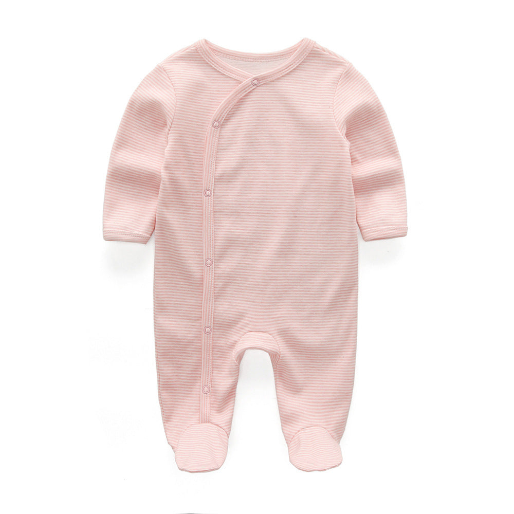 Newborn Baby Clothes Boneless Pair Buckle Onesie - Newborn Baby Clothes Boneless Pair Buckle Onesie