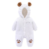 Newborn Baby Onesies Baby Clothes Romper Baby Quilted - White