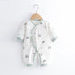 Newborn Clothes Pure Cotton Boneless Baby Jumpsuit Four Seasons Bandage - Pure Cotton Baby Jumpsuit for All Seasons