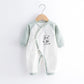 Newborn Clothes Pure Cotton Boneless Baby Jumpsuit Four Seasons Bandage - Pure Cotton Baby Jumpsuit for All Seasons