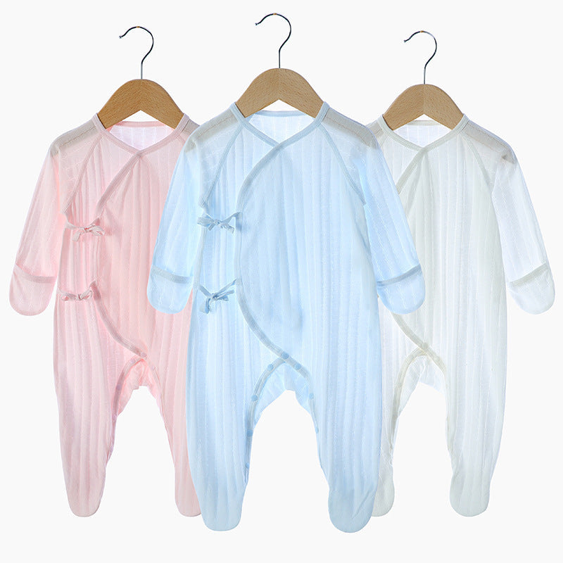 Newborn Garment Bag Clutch Foot Long Sleeve Jumpsuit - Clutch Your Baby in Style with This Footie Fashion!