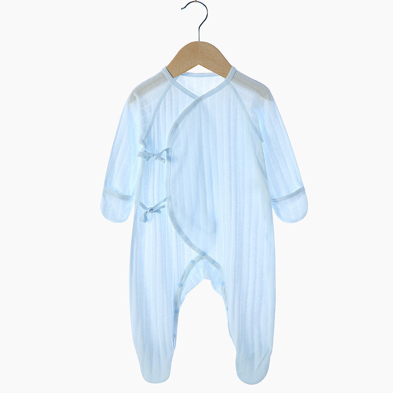 Newborn Garment Bag Clutch Foot Long Sleeve Jumpsuit - Clutch Your Baby in Style with This Footie Fashion!