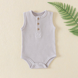 Newborn Jumpsuit Sleeveless Triangle Rompers - Newborn Triangle Rompers for Tiny Trendsetters