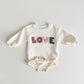 Newborn Long Sleeve Autumn Thin Romper Casual Jumpsuit - Cuddle Up This Autumn in Style with Our Romper