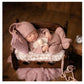 Newborn Photography Knitted Jumpsuit Long Tail Hat Two-piece Set - Cute Knitted Jumpsuit and Tail Hat for Tiny Models